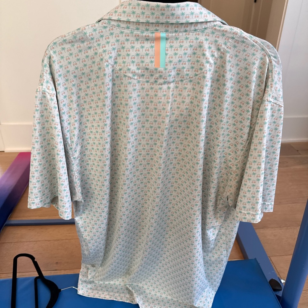 Rhoback “THE KOOPA” Pattern Polo Shirt - Picture 2 of 2